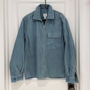 Clearance 💯H&M Corduroy Jacket, Front zipper